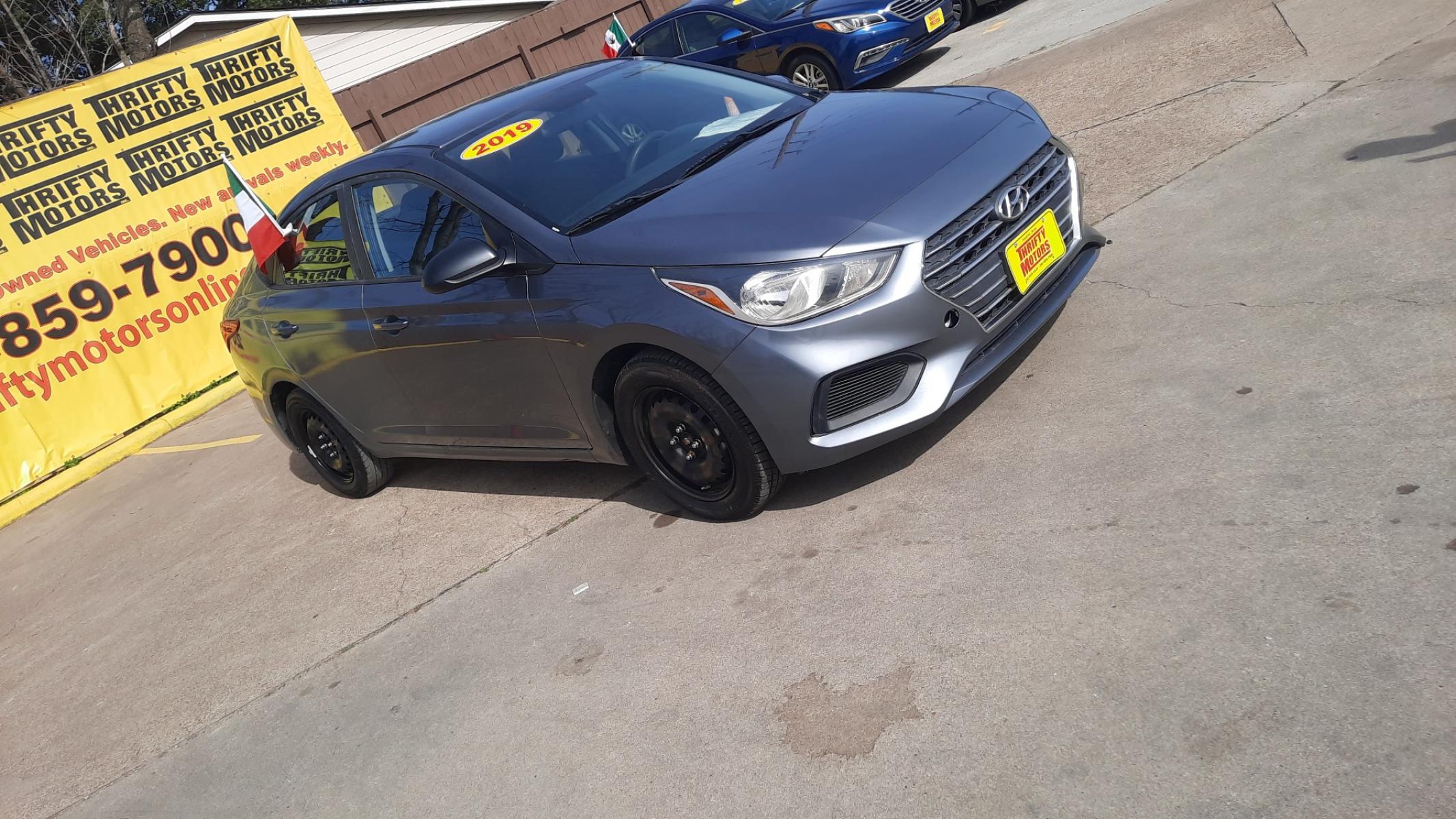 2019 Hyundai Accent (3KPC24A33KE) , located at 16710 Clay Rd., Houston, TX, 77084, (281) 859-7900, 29.834864, -95.656166 - Photo #2